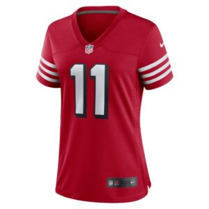 Women's San Francisco 49ers Brandon Aiyuk Nike Scarlet Alternate Game Jersey