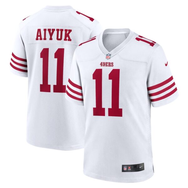 Women's San Francisco 49ers Brandon Aiyuk Nike White Game Jersey