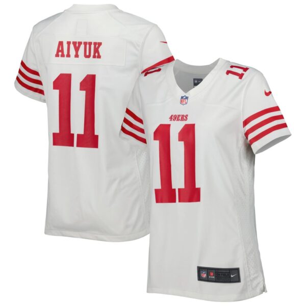 Women's San Francisco 49ers Brandon Aiyuk Nike White Game Player Jersey