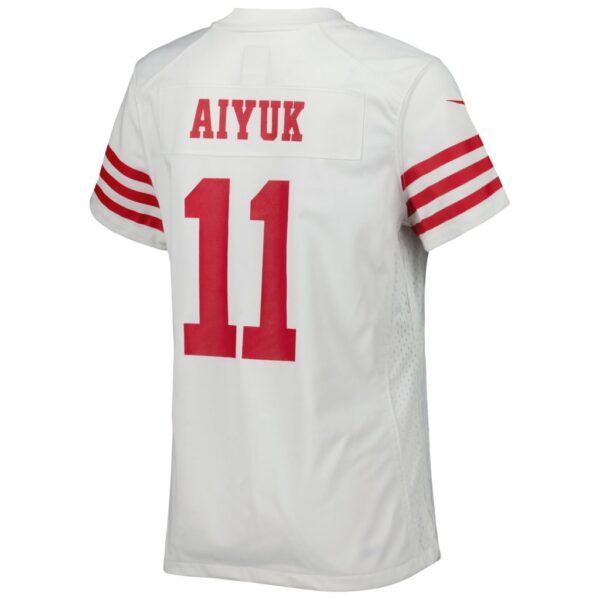 Women's San Francisco 49ers Brandon Aiyuk Nike White Game Player Jersey