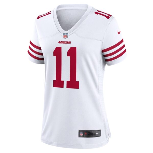 Women's San Francisco 49ers Brandon Aiyuk Nike White Player Game Jersey