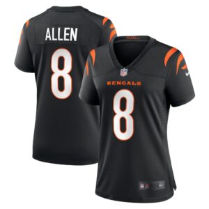 Women's Cincinnati Bengals Brandon Allen Nike Black Player Game Jersey