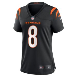 Women's Cincinnati Bengals Brandon Allen Nike Black Player Game Jersey