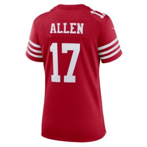 Brandon Allen San Francisco 49ers Nike Women's Game Jersey - Scarlet