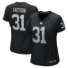 Brandon Facyson Las Vegas Raiders Nike Women's Team Game Jersey - Black