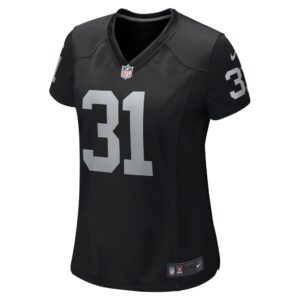 Brandon Facyson Las Vegas Raiders Nike Women's Team Game Jersey - Black