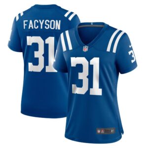 Women's Indianapolis Colts Brandon Facyson Nike Royal Player Game Jersey