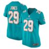 Women's Miami Dolphins Brandon Jones Nike Aqua Team Game Jersey