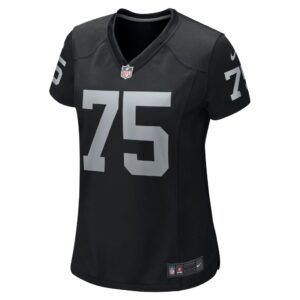 Women's Las Vegas Raiders Brandon Parker Nike Black Game Jersey