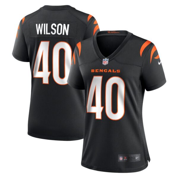 Women's Cincinnati Bengals Brandon Wilson Nike Black Game Jersey