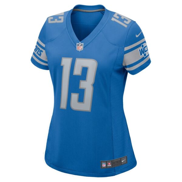 Women's Detroit Lions Brandon Zylstra Nike Blue Home Game Player Jersey