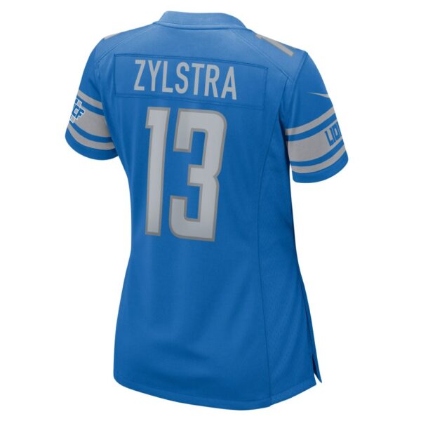 Women's Detroit Lions Brandon Zylstra Nike Blue Home Game Player Jersey