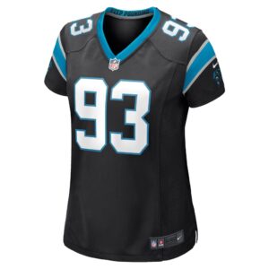 Women's Carolina Panthers Bravvion Roy Nike Black Game Jersey