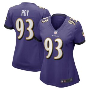 Bravvion Roy Baltimore Ravens Nike Women's Game Jersey - Purple