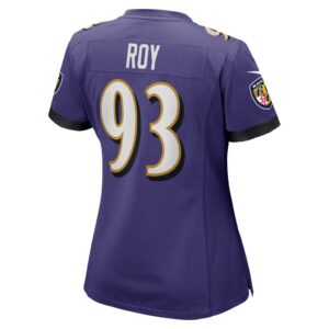 Bravvion Roy Baltimore Ravens Nike Women's Game Jersey - Purple