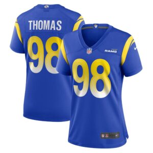 Women's Los Angeles Rams Brayden Thomas Nike Royal Game Player Jersey