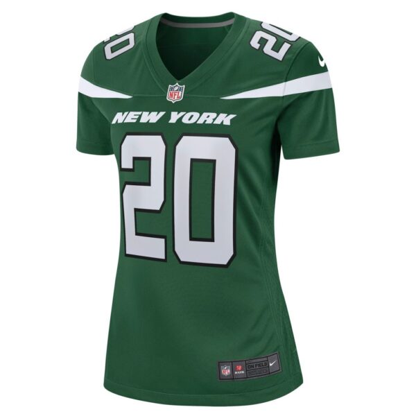 Women's New York Jets Breece Hall Nike Gotham Green Game Player Jersey