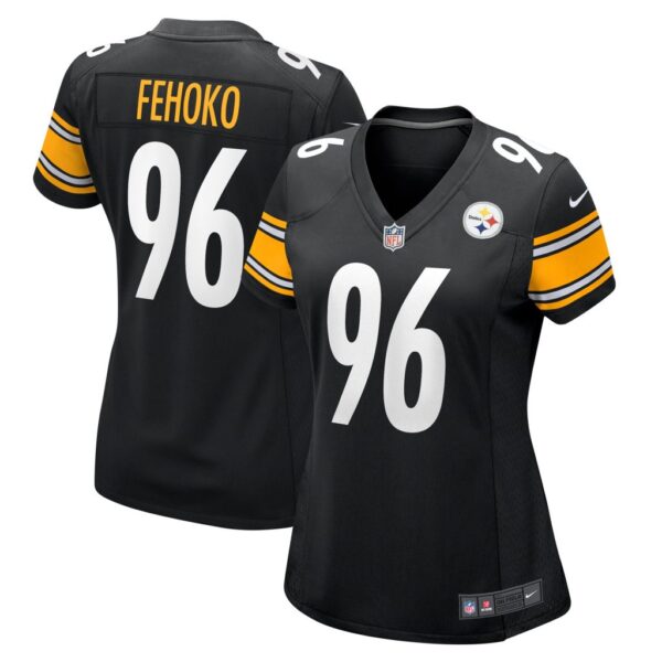 Breiden Fehoko Pittsburgh Steelers Nike Women's Game Jersey - Black