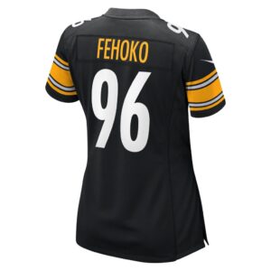 Breiden Fehoko Pittsburgh Steelers Nike Women's Game Jersey - Black