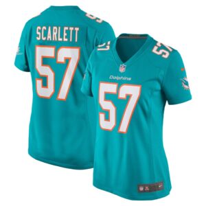 Women's Miami Dolphins Brennan Scarlett Nike Aqua Game Jersey