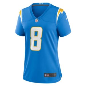 Brett Maher Los Angeles Chargers Nike Women's Team Game Jersey - Powder Blue