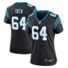 Brett Toth Carolina Panthers Nike Women's Game Jersey - Black