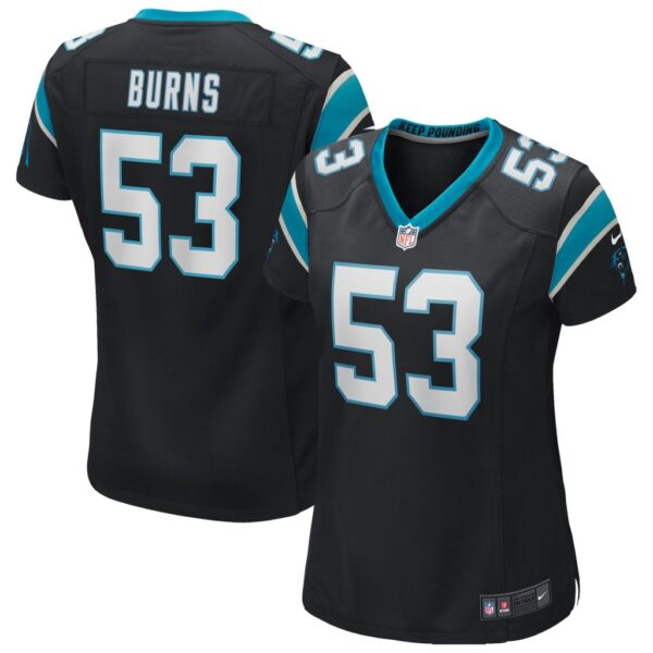 Women's Nike Brian Burns Black Carolina Panthers Game Jersey