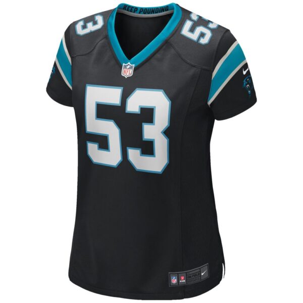 Women's Nike Brian Burns Black Carolina Panthers Game Jersey