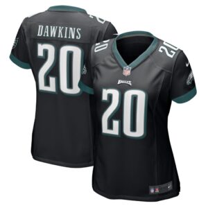 Women's Philadelphia Eagles Brian Dawkins Nike Black Retired Player Jersey