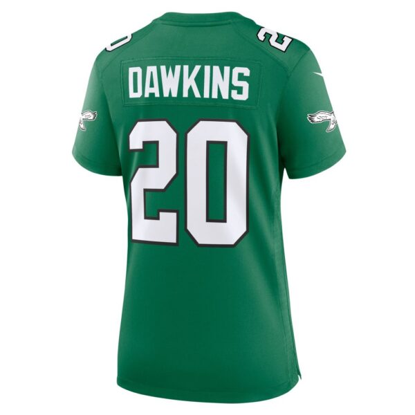 Brian Dawkins Philadelphia Eagles Nike Women's Alternate Game Jersey - Kelly Green