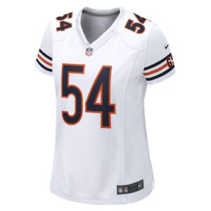 Women's Chicago Bears Brian Urlacher Nike White Retired Game Jersey