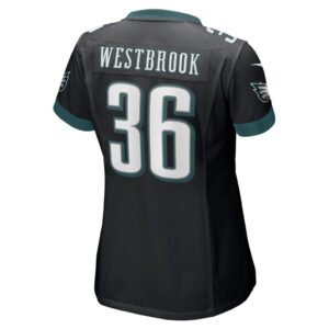 Women's Philadelphia Eagles Brian Westbrook Nike Black Retired Game Jersey