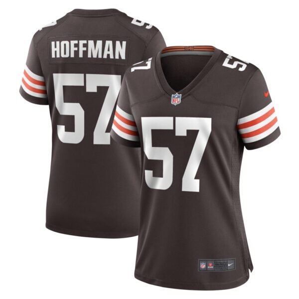 Women's Cleveland Browns Brock Hoffman Nike Brown Game Player Jersey