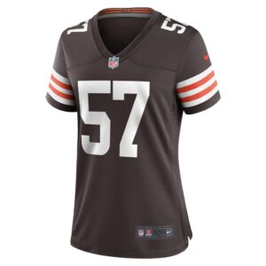 Women's Cleveland Browns Brock Hoffman Nike Brown Game Player Jersey