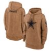 Dallas Cowboys Nike Women's 2023 Salute to Service Pullover Hoodie - Brown