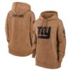 New York Giants Nike Women's 2023 Salute to Service Pullover Hoodie - Brown