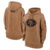 San Francisco 49ers Nike Women's 2023 Salute to Service Pullover Hoodie - Brown