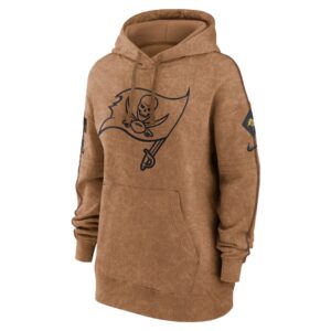 Tampa Bay Buccaneers Nike Women's 2023 Salute to Service Pullover Hoodie - Brown