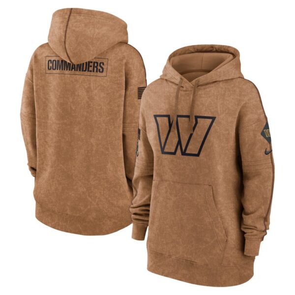 Washington Commanders Nike Women's 2023 Salute to Service Pullover Hoodie - Brown