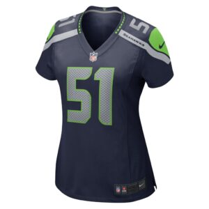 Women's Seattle Seahawks Bruce Irvin Nike College Navy Game Jersey