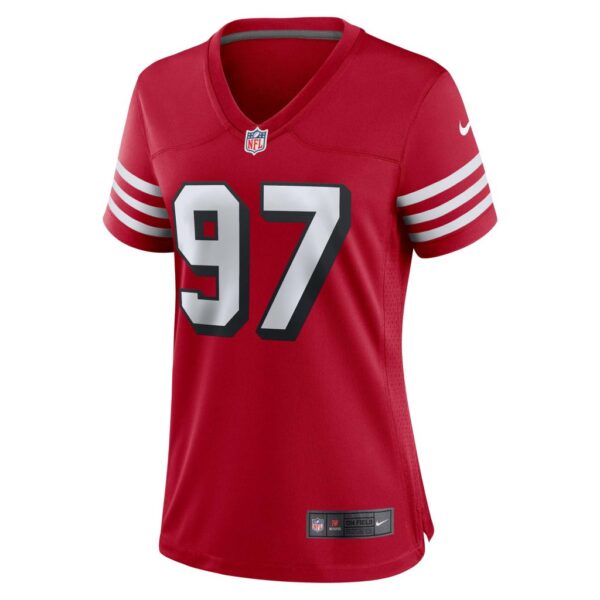 Women's San Francisco 49ers Bryant Young Nike Scarlet Alternate Game Jersey