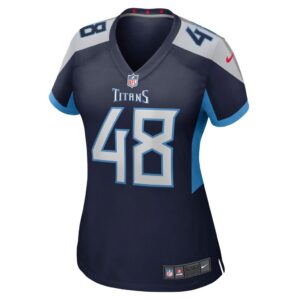 Women's Tennessee Titans Bud Dupree Nike Navy Game Jersey