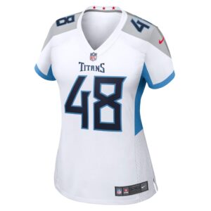 Women's Tennessee Titans Bud Dupree Nike White Game Jersey