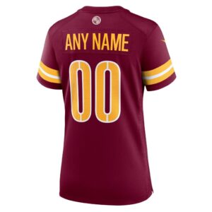 Washington Commanders Nike Women's Game Custom Player Jersey - Burgundy