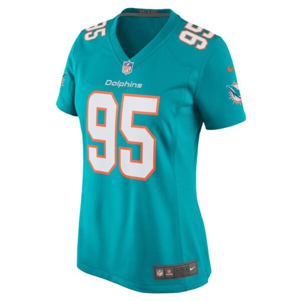 Byron Cowart Miami Dolphins Nike Women's Game Jersey - Aqua