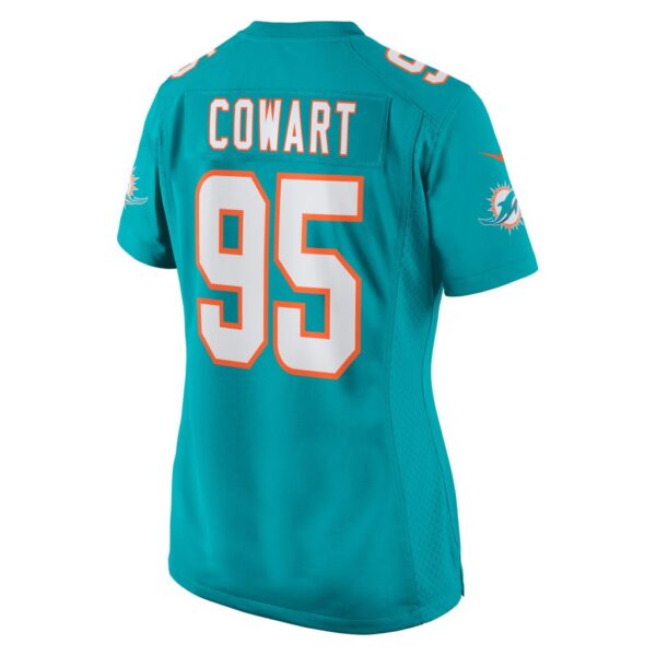 Byron Cowart Miami Dolphins Nike Women's Game Jersey - Aqua