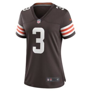 Women's Cleveland Browns Cade York Nike Brown Game Player Jersey