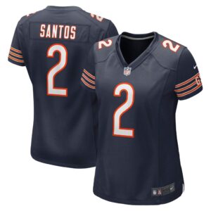 Women's Chicago Bears Cairo Santos Nike Navy Game Jersey