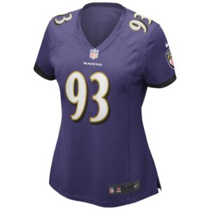 Women's Baltimore Ravens Calais Campbell Nike Purple Game Player Jersey