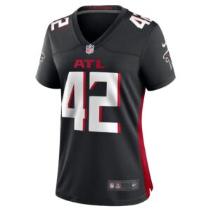 Women's Atlanta Falcons Caleb Huntley Nike Black Game Jersey